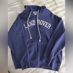 Land Rover Blue Pacsun Zip Up Hoodie